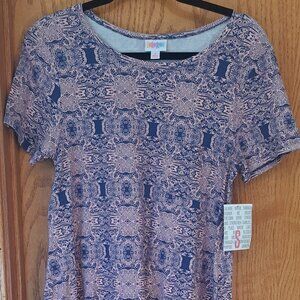 New Pink and Blue Lularoe Carly Dress